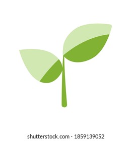Ilustración Gráfico vectorial del icono de hoja