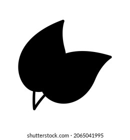 Icono de Ilustración del vector gráfico de hoja