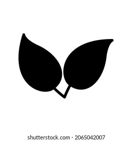 Icono de Ilustración del vector gráfico de hoja