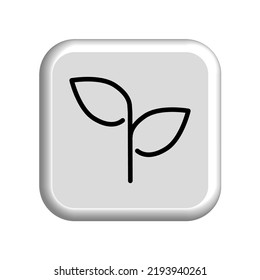 Illustration Vector graphic of leaf icon. Fit for nature, eco, herbal etc.