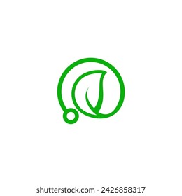 Illustration vector graphic of leaf with tail