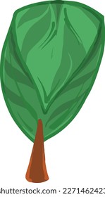 Ilustración vectorial gráfico de hojas caídas de árboles
perfecto para la decoración de los diseños naturales