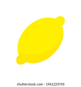 illustration vector graphic of lemon, lemons isolated on white background