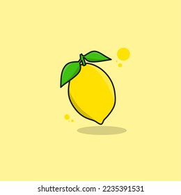 illustration vector graphic of lemon perfect for logo icon icon, design, posters, flyers, and advertisements 
