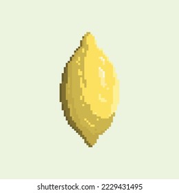 illustration vector graphic of lemons with pixel art style, good for your project  or can use on background.