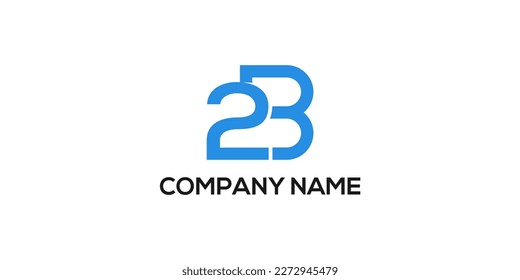 illustration vector graphic of letter 2B