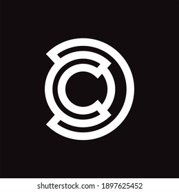Illustration vector graphic of letter CC icon logo template design