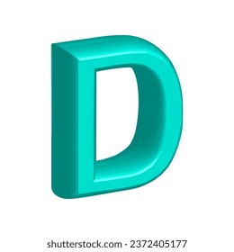Gráfico vectorial de ilustración de diseño de letra D