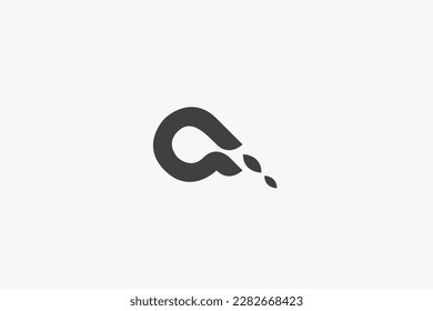 Illustration vector graphic of letter a digital modern simple. Good for logo