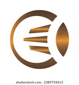 Illustration vector graphic of Letter E Abstract Logo