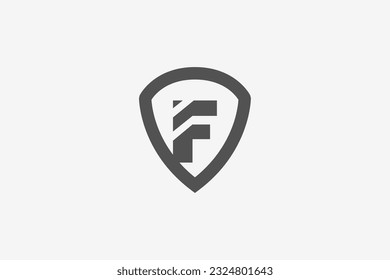 Illustration vector graphic of letter F emblem logo