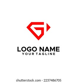 Illustration Vector Graphic of Letter G Diamond Logo Design