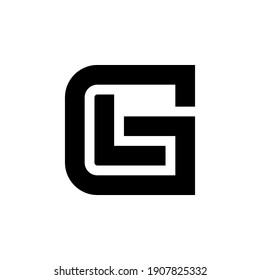 Illustration vector graphic of letter GL icon logo template design 