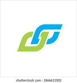 Illustration vector graphic of letter GO icon logo template design