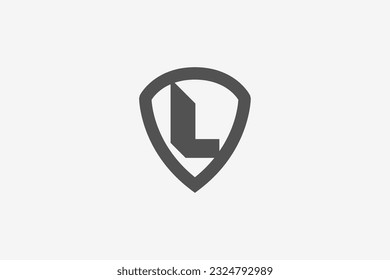 Illustration vector graphic of letter L emblem logo