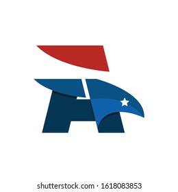 illustration vector graphic of letter A logo .Perfect for e sport,t shirt,and sport symbol