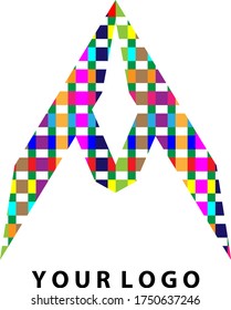 Illustration vector graphic of Letter A logo, With rainbow colors. good for your personal logo or business