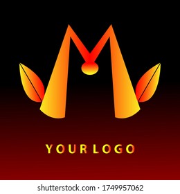 Illustration vector graphic of Letter M logo, simple logo with beautiful colors. good for your personal logo or business