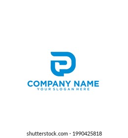 Illustration vector graphic for letter P logo