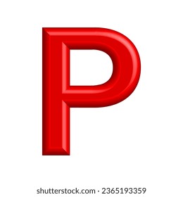 Illustration Vector Graphic of Letter P design