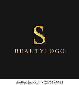 illustration vector graphic letter s luxury for luxury beauty logo design 