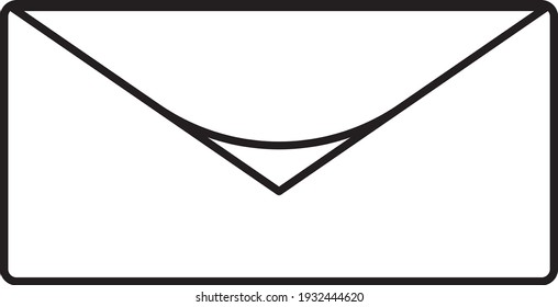 Illustration vector graphic of letter. Suitable for message symbols, social media, letters, and more