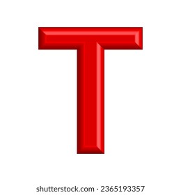 Gráfico vectorial de ilustración de diseño de letra T
