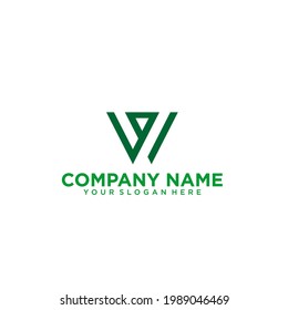 illustration vector graphic for letter V logo