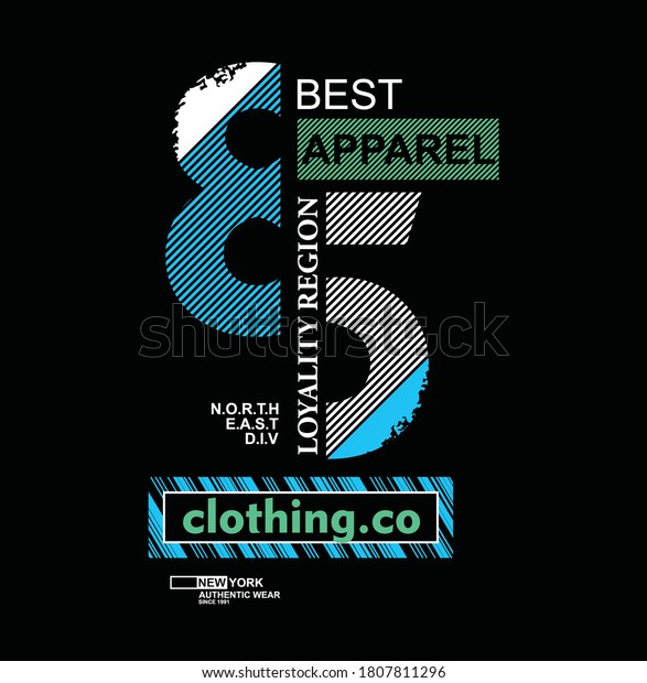 Illustration Vector Graphic Lettering Best Apparel Stock Vector ...