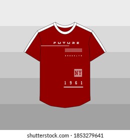 Illustration vector graphic of lettering, FUTURE,BROOKLYN- NYC perfect for t-shirts design, clothing, hoodies, etc. Raglan t shirt