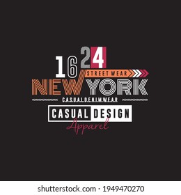 Illustration vector graphic of lettering, new york fashion, perfect for t-shirts design, clothing, hoodies.