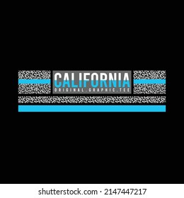 illustration vector graphic of lettering typography california original graphic tee design perfect for tshirt apparel and background print logo