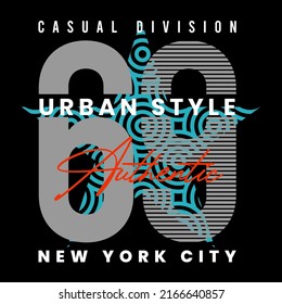 illustration vector graphic of lettering typography new york city design perfect for tshirt apparel and background print logo
