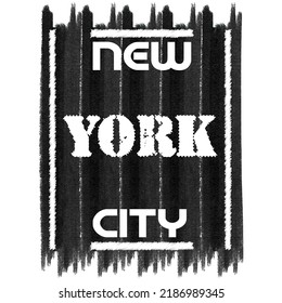 illustration vector graphic of lettering typography new york city design tshirt apparel and background print logo