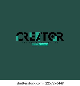 
Illustration vector graphic of lettering, typography slogan for streetwear tshirt design