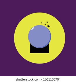 
illustration vector graphic of the light bulb used by the fortune teller fit for 
tell someone's fortune