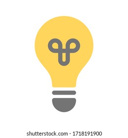 Illustration vector graphic of light icon