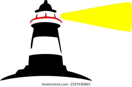 illustration vector graphic of lighthouse icon