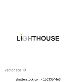 Illustration vector graphic of Lighthouse logo design