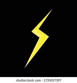 illustration vector graphic of lightning