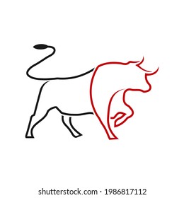 ilustración vectorial gráfico del logotipo de salto de línea