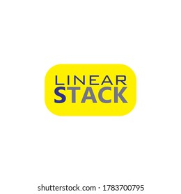 Illustration vector graphic of linear stack best for industrial logo