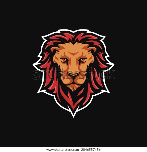 Illustration Vector Graphic Lion Head Stock Vector (Royalty Free