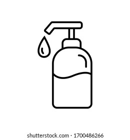 Illustration Vector graphic of liquid soap for applications