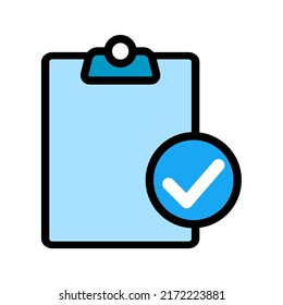 Illustration Vector Graphic of list, checklist icon