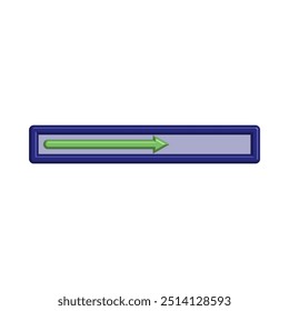 Illustration Vector graphic of loading bar icon template. Fit for progress, interface, loader, waiting etc.