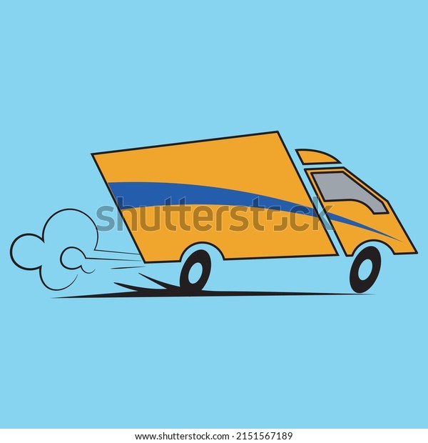 Illustration vector graphic of logistic car, perfect\
for delivery, cargo\
etc
