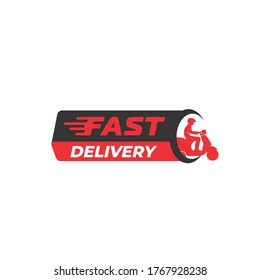 Ilustración vectorial gráfico de la plantilla de diseño del logotipo de la compañía de servicios de entrega logística