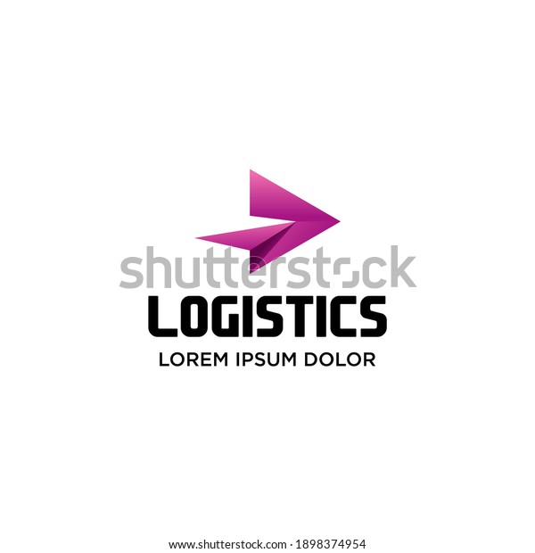 Illustration
vector graphic of Logistics logo. Arrow icon. Delivery icon. Design
inspiration. Fit to your Business or
Company