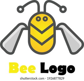 Ilustración vectorial gráfico de la abeja del logo. Perfecto para el perfil de la empresa